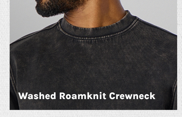 Washed Roamknit Crewneck