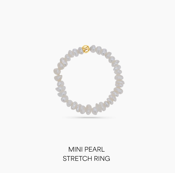 Mini Pearl Stretch Ring