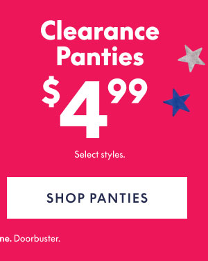Clearance Panties $4.99