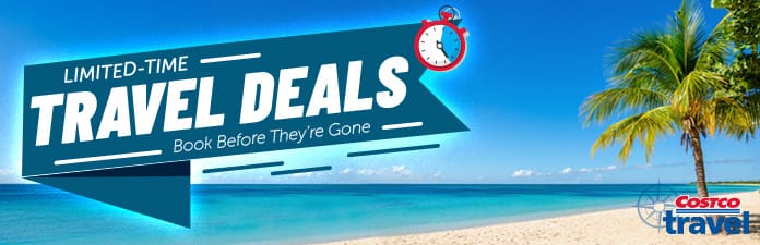 shop limited time costco travel deals