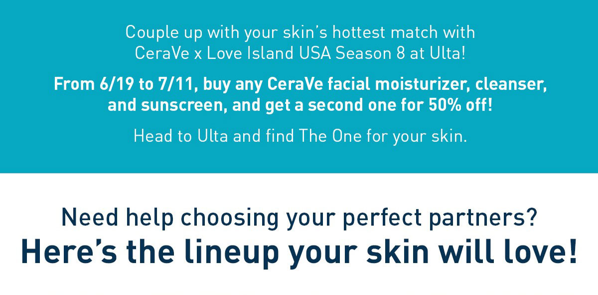 HERE'S THE LINEUP YOUR SKIN WILL LOVE
