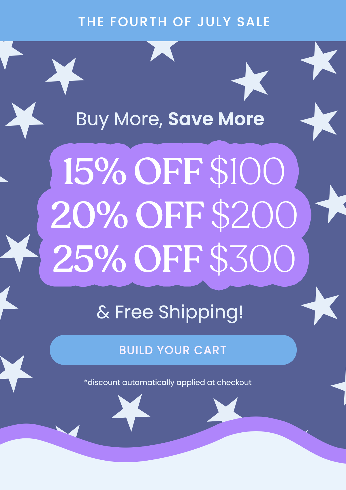 Fourth of July Sale