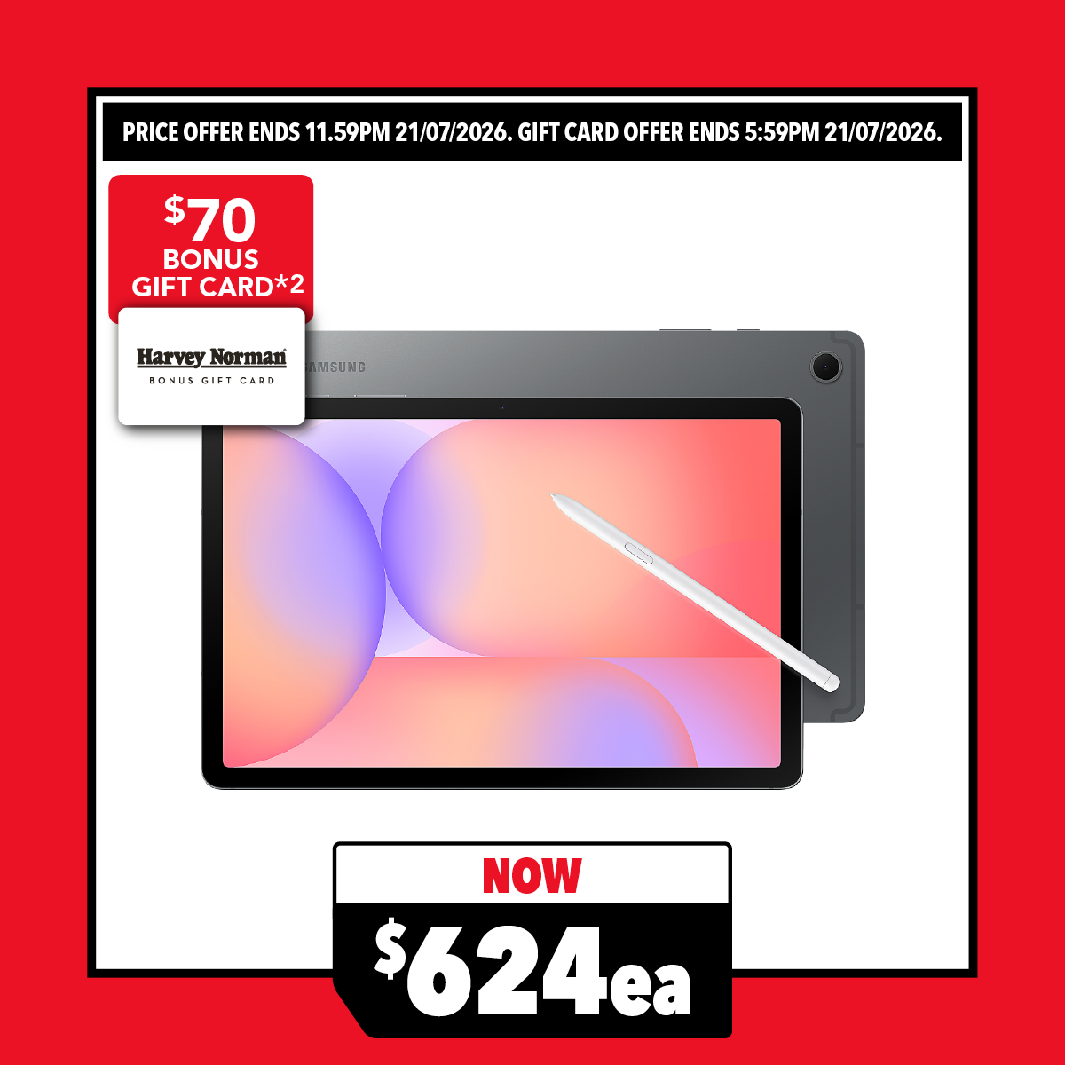 Samsung Galaxy Tab S10 Lite 10.9" 128GB Wi-Fi Android Tablet