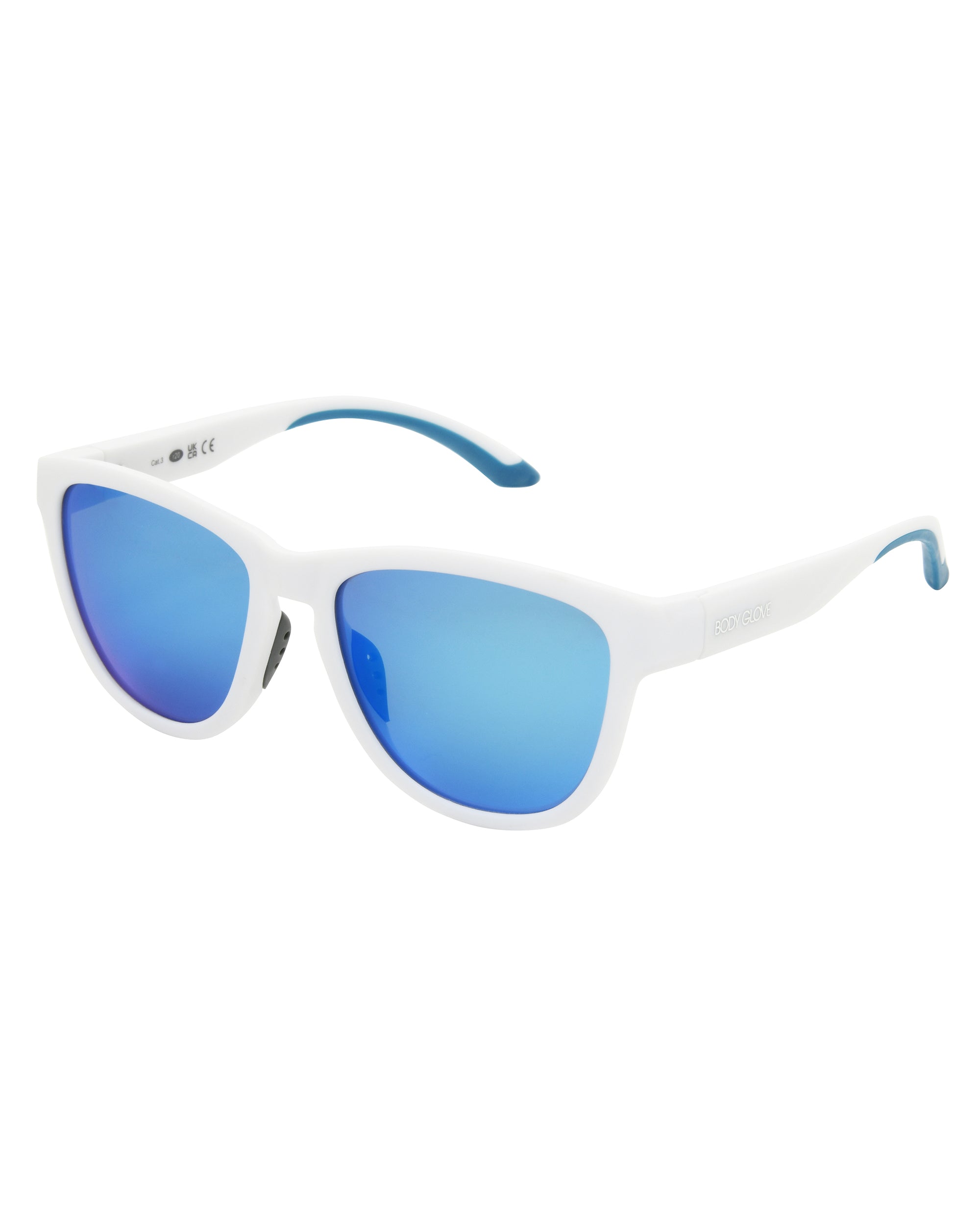 Image of Zenith Polarized Sunglasses - White / Blue