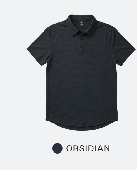 Crossover Polo - Obsidian