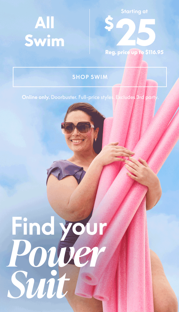 Swim starting at $25