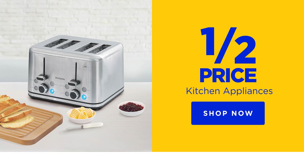 1/2 Price Kitchen Appliances