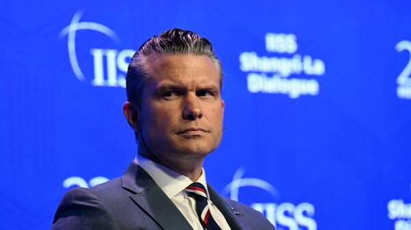 Pete Hegseth at the Shangri-La Dialogue