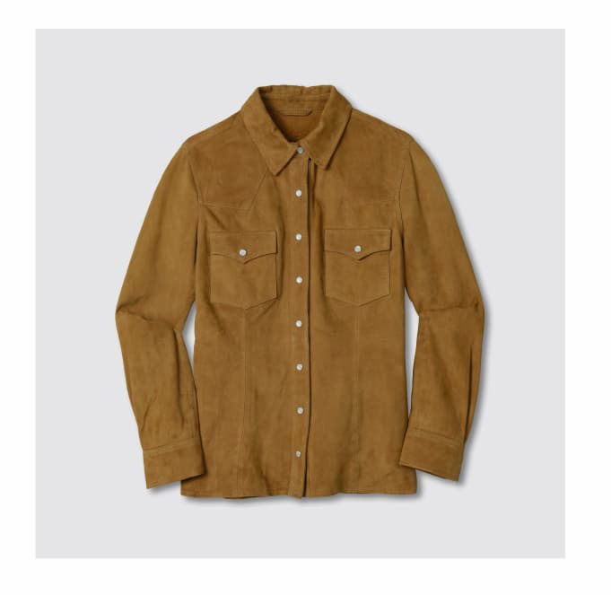 Women's Lightweight Suede Ranch Shirt