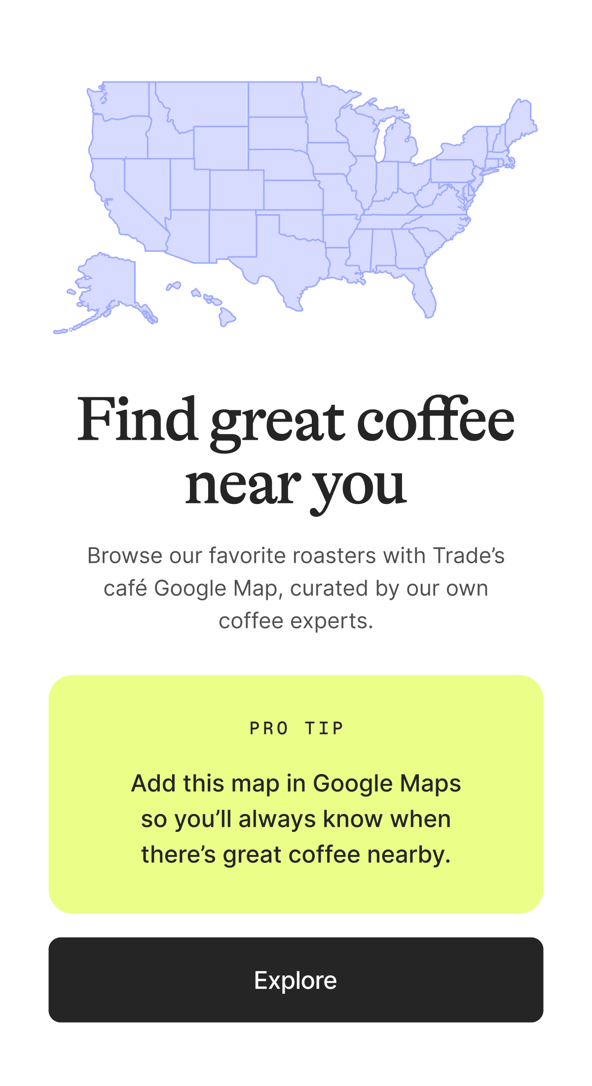 Find great coffee near you
