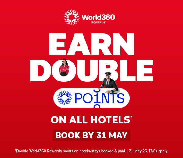 EARN DOUBlE POINTS OFFER*