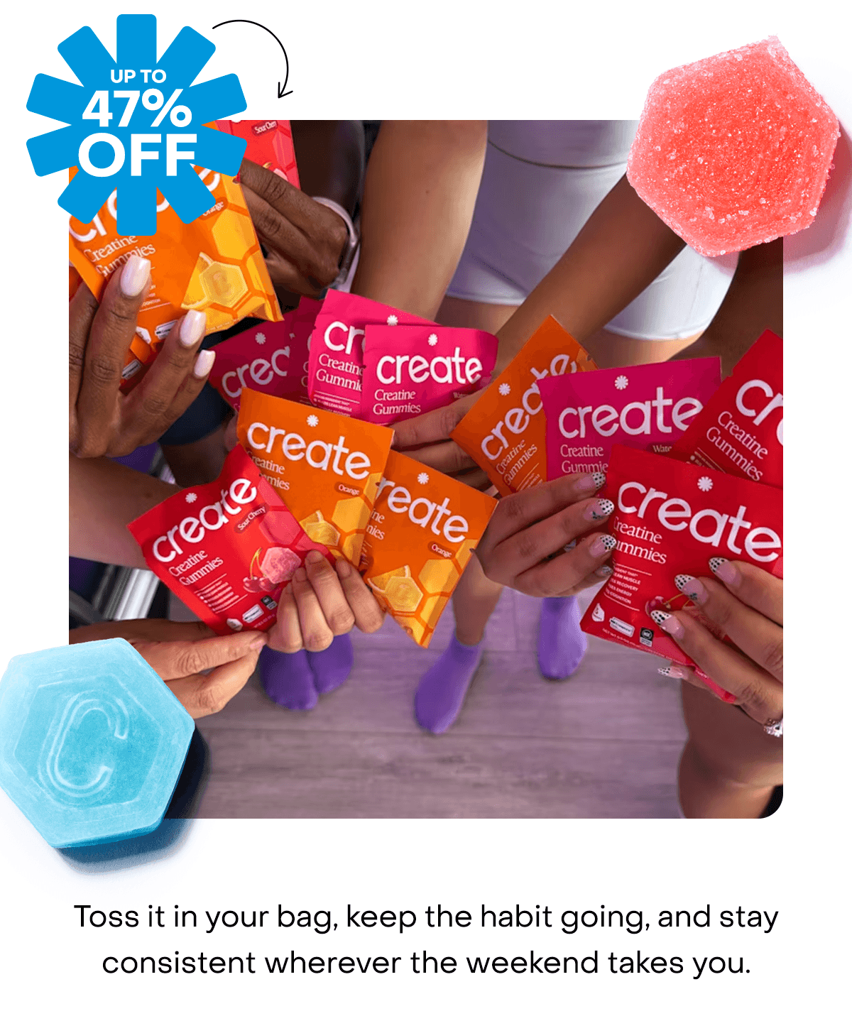 Get 47% Off - Toss it in your bag, keep the habit going, and stay consistent wherever the weekend takes you.
