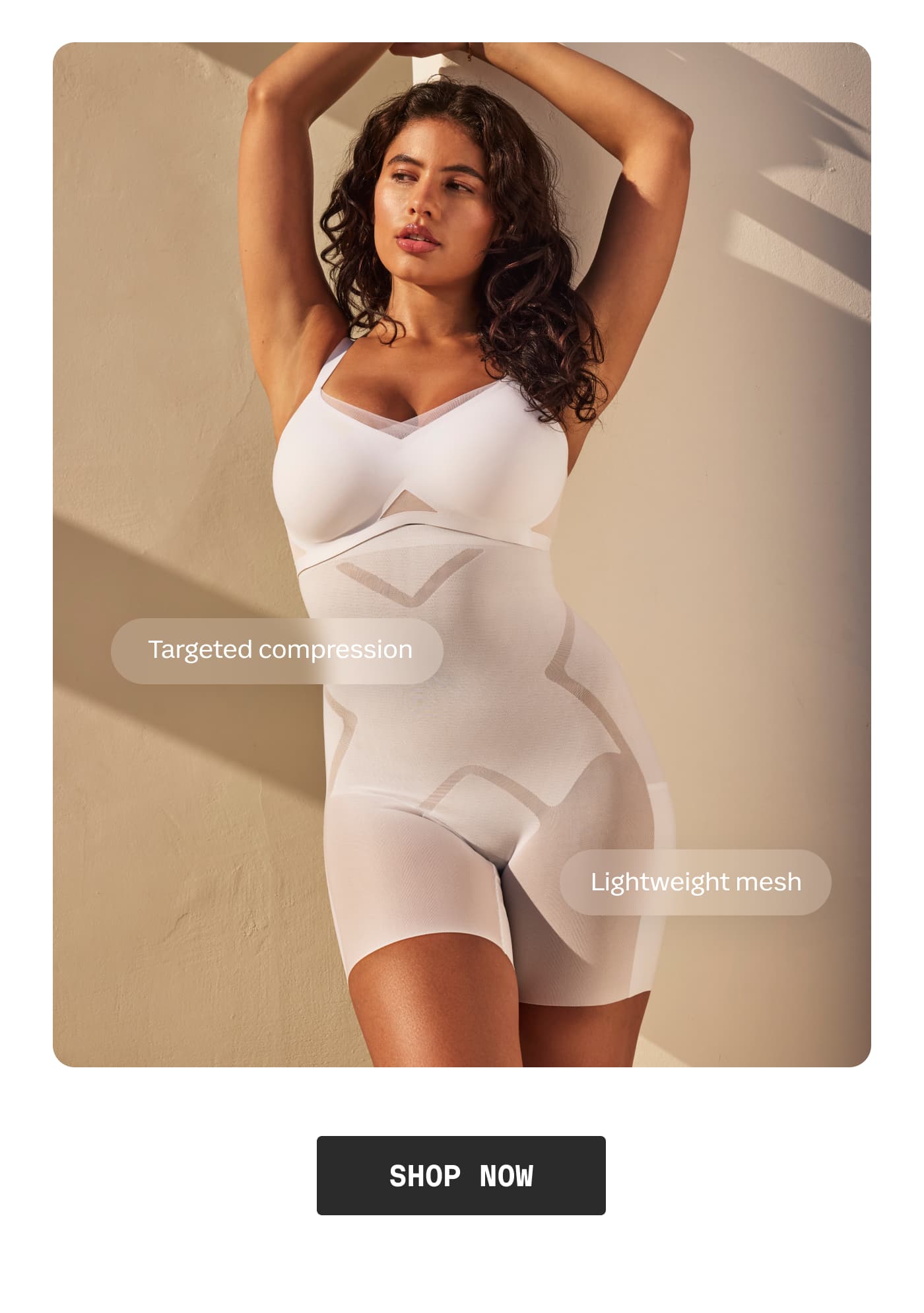 Targeted compression | Lightweight mesh | SHOP NOW
