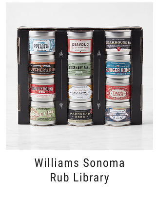 Williams Sonoma Rub Library
