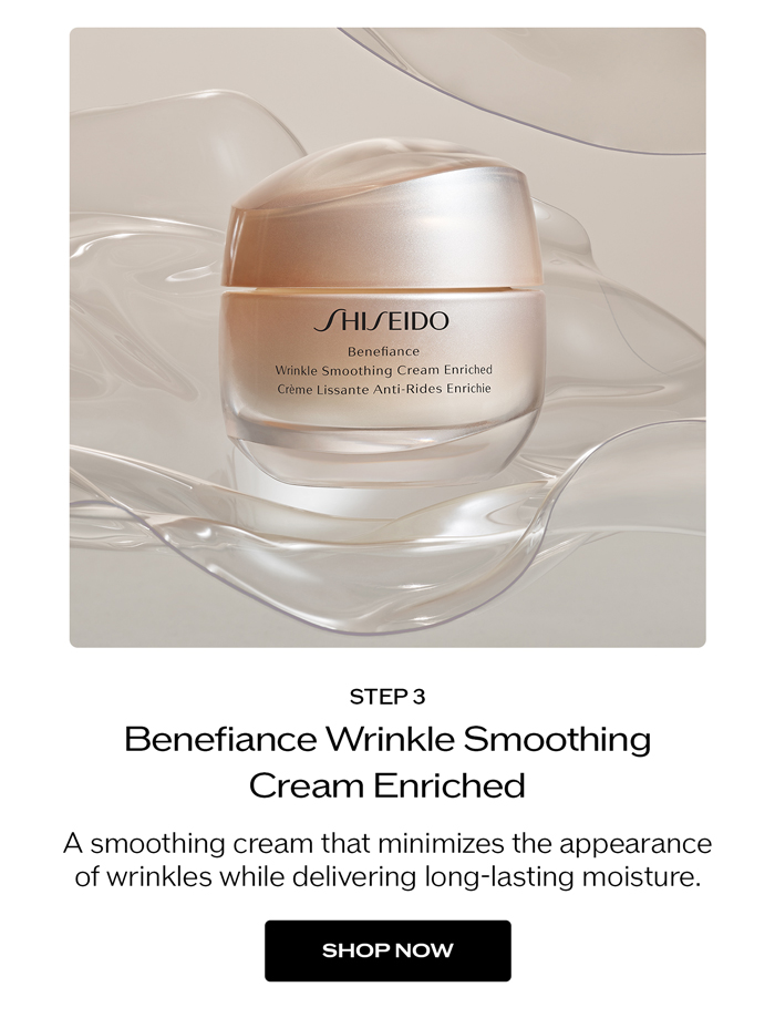 Benefiance Wrinkle Smoothing Cream Enriched A smoothing cream that minimizes the appearance of wrinkles while delivering long-lasting.