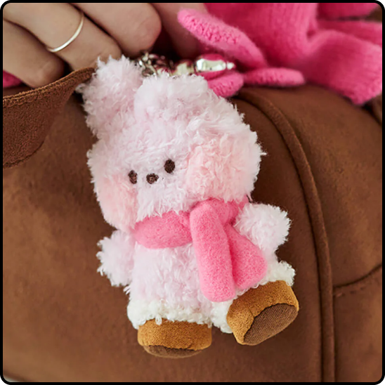 minini Lucky Gatcha PVC Random Keyring