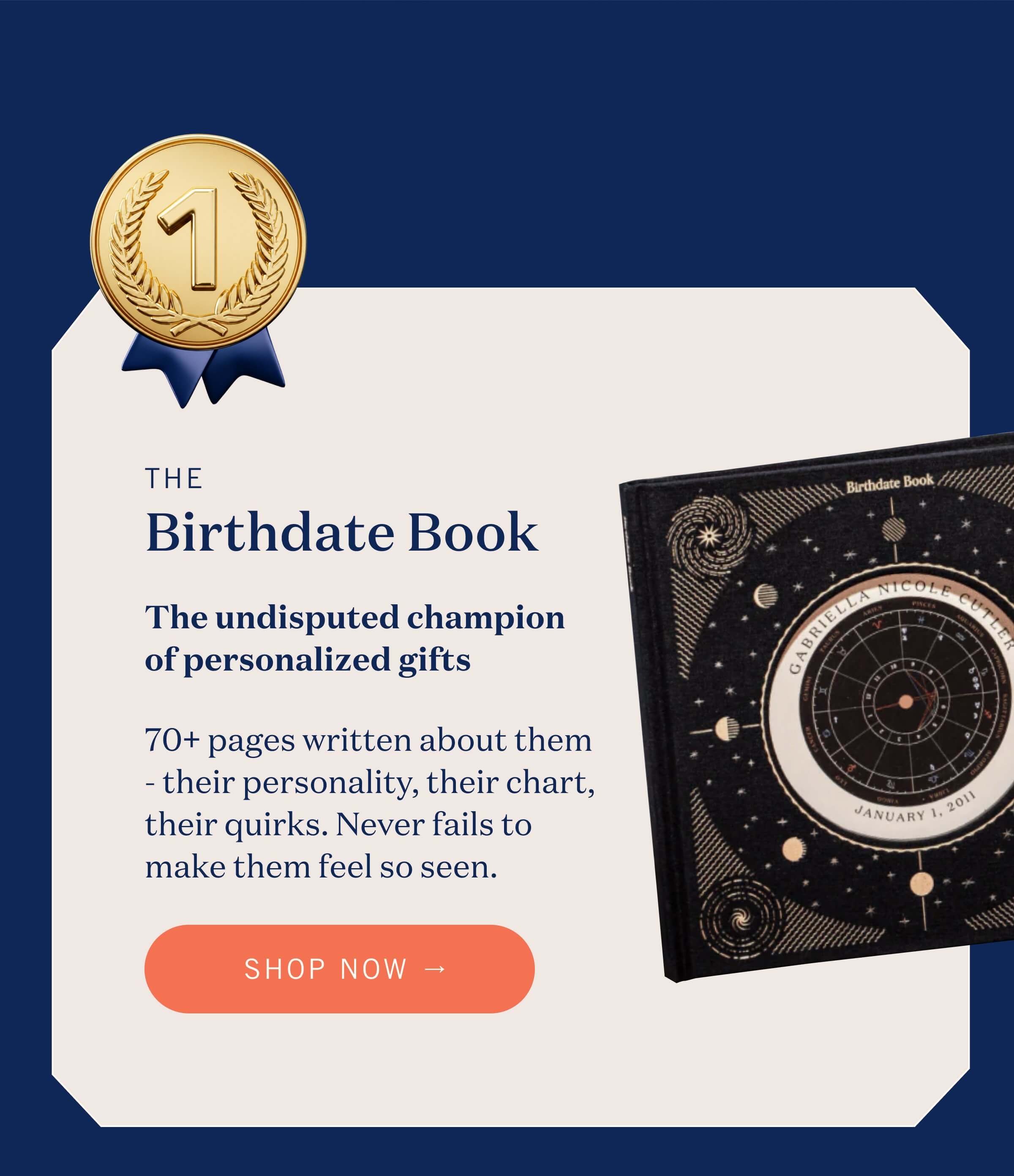 #1 - The Birthdate Book