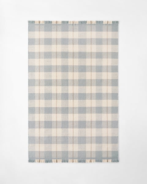 Image of Plaid – Blue/Cream