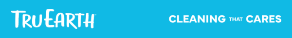 Tru Earth - Cleaning That Cares Logo - Mainline Laundry Blue Color