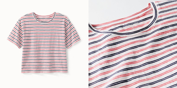 Blue & Red Striped Shirt