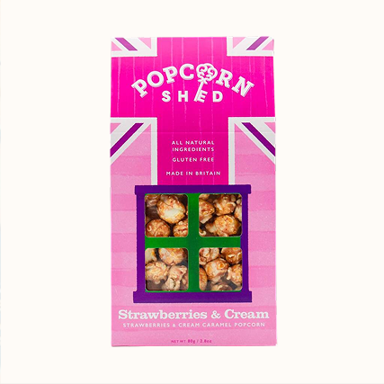 Strawberries And Cream Gourmet Popcorn Gift Box