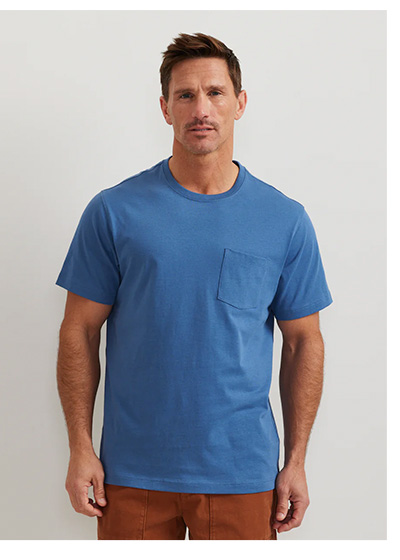 Men's Legend Wash 100% Cotton Short-Sleeve Pocket T-Shirt