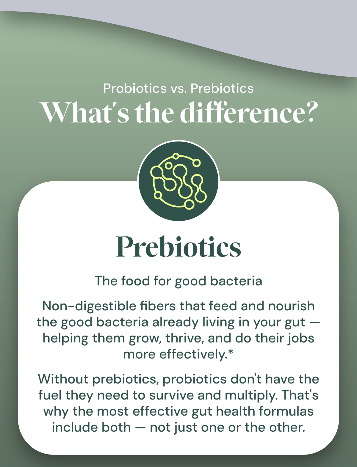 Probiotics vs Prebiotics - What's the difference? 
