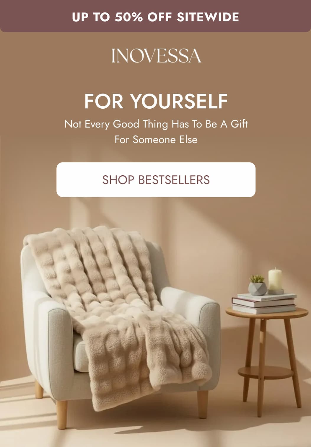 Not every good thing has to be a gift for someone else
