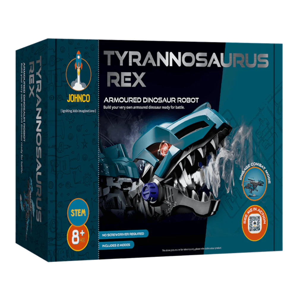 Image of Johnco Tyrannosaurus Rex - Armoured Dinosaur Robot