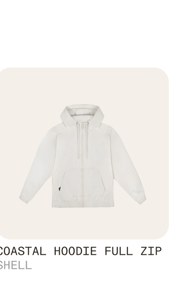Coastal Hoodie Full Zip