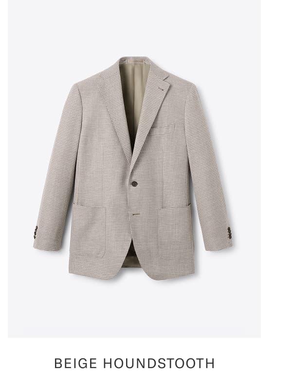 Beige Houndstooth