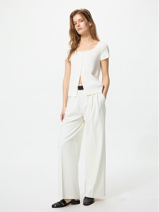 Smart Wide Straight Pants | Tall