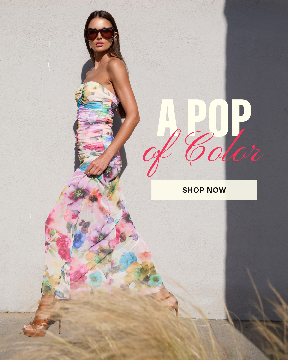 A POP OF COLOR. SHOP NOW.