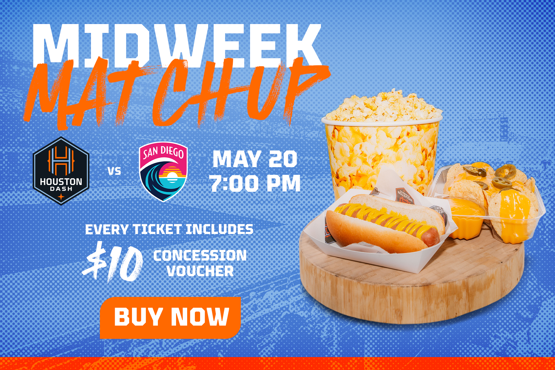 Kids Night: Houston Dash vs. North Carolina Courage on Saturday, April 25 at 7:00 p.m.