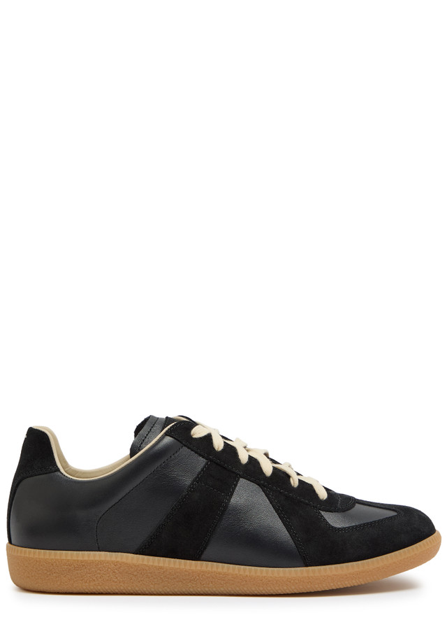 MAISON MARGIELA Replica panelled leather sneakers