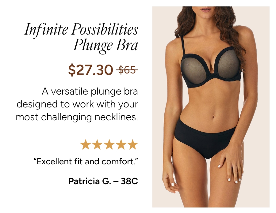 Infinite Possibilities Plunge Bra