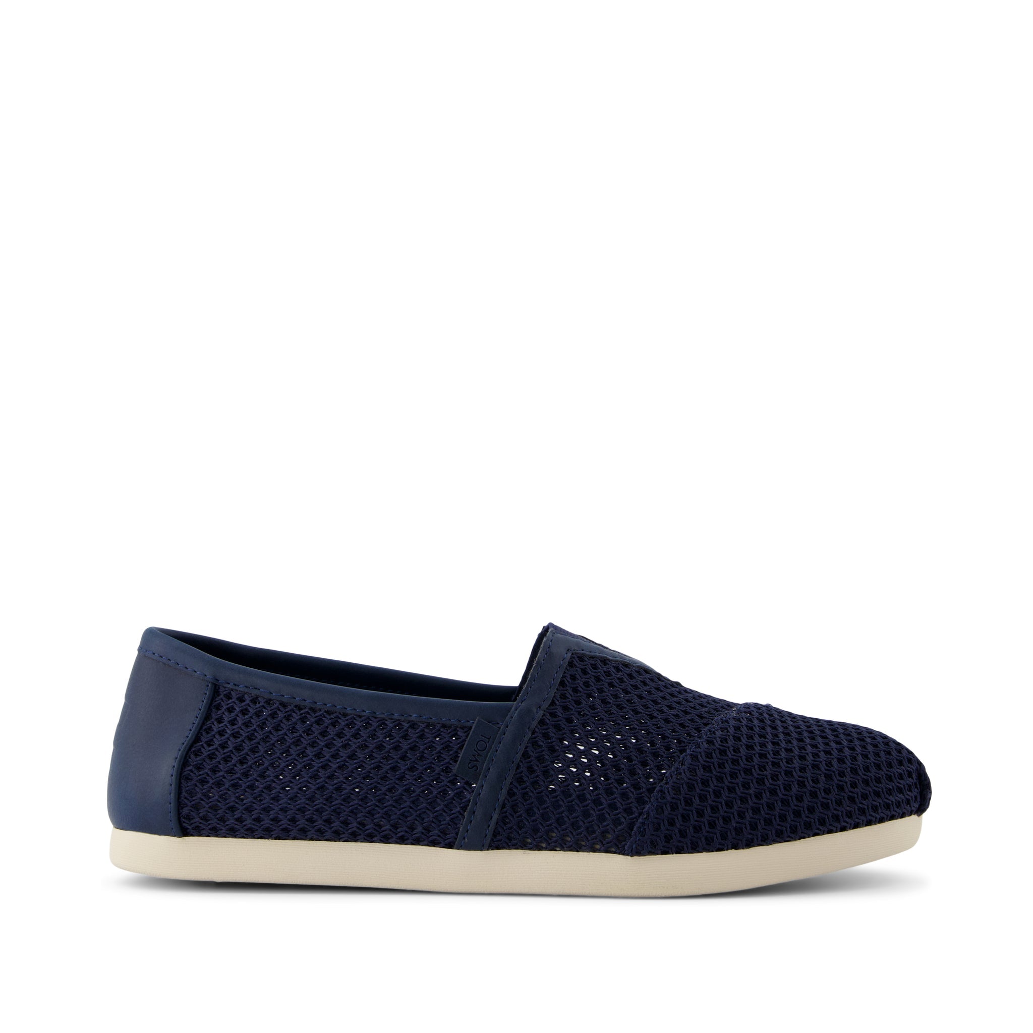 Image of Alpargata - Navy Textured Mesh with PU Trim