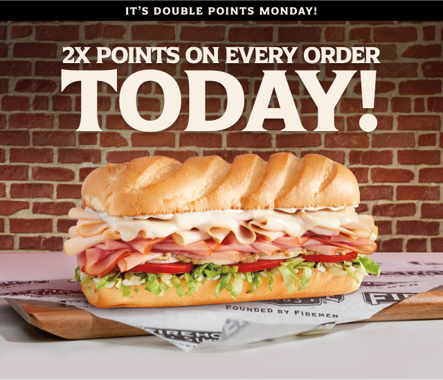 2x Points On Every Order Today!