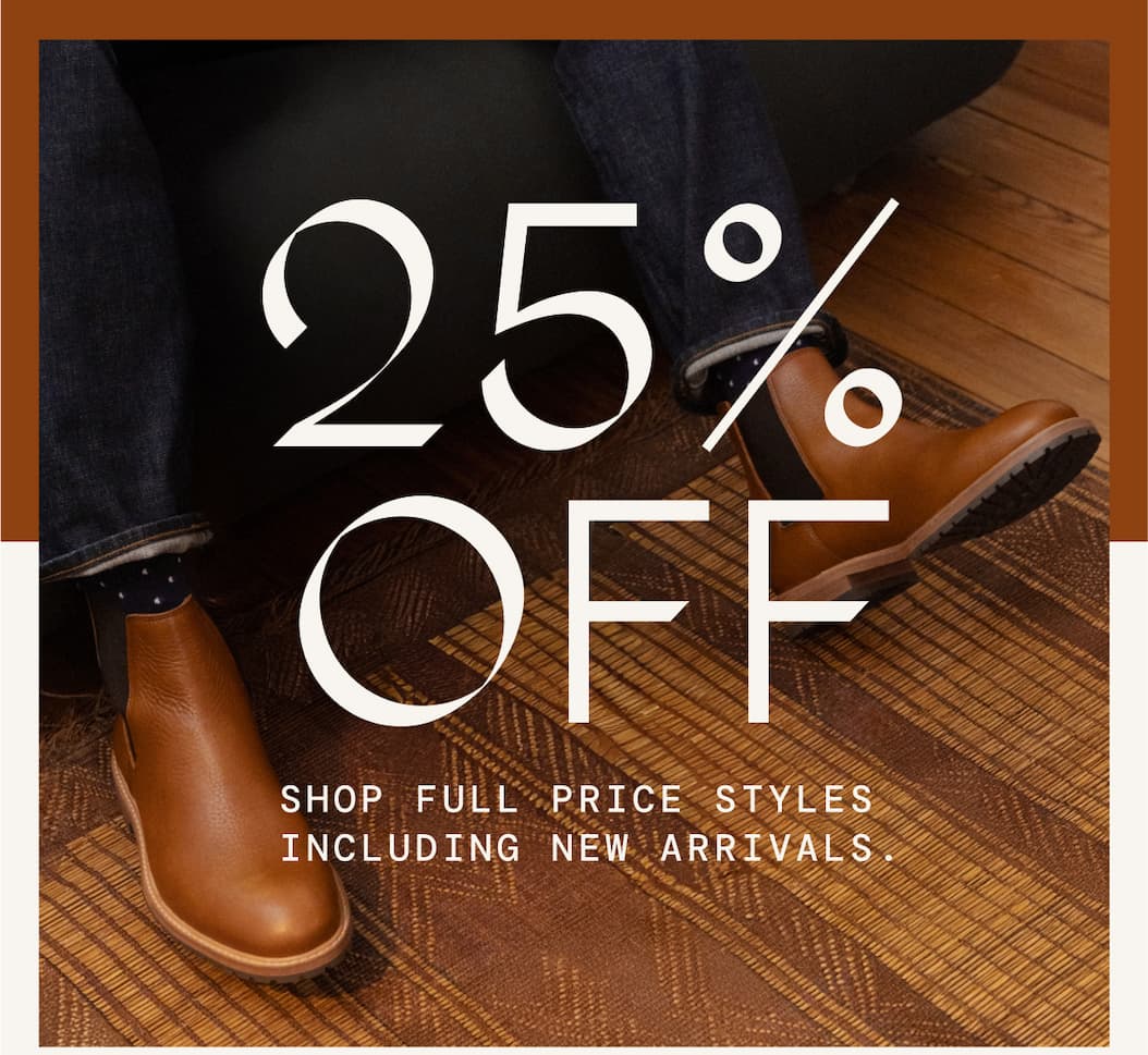 25% Off Full Price Styles, Including New Arrivals