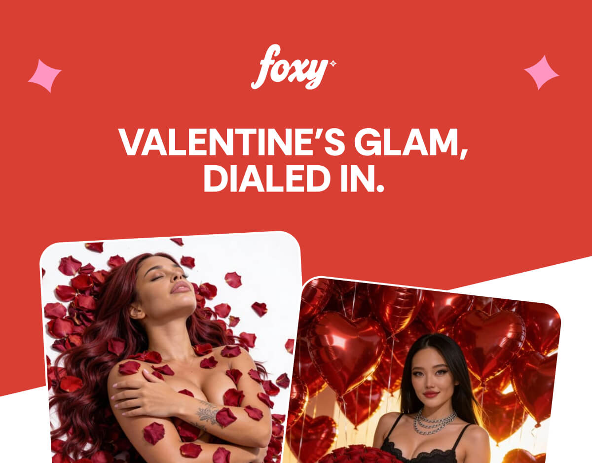 Valentine's GLAM, DIALED IN.