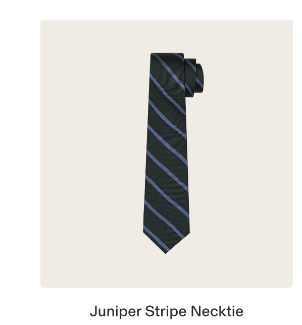 juniper stripe necktie
