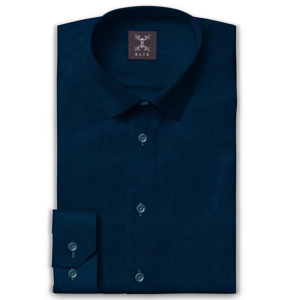Image of Wrinkle-Resistant - Semi-Spread Collar - Long Sleeve - Ocean Teal