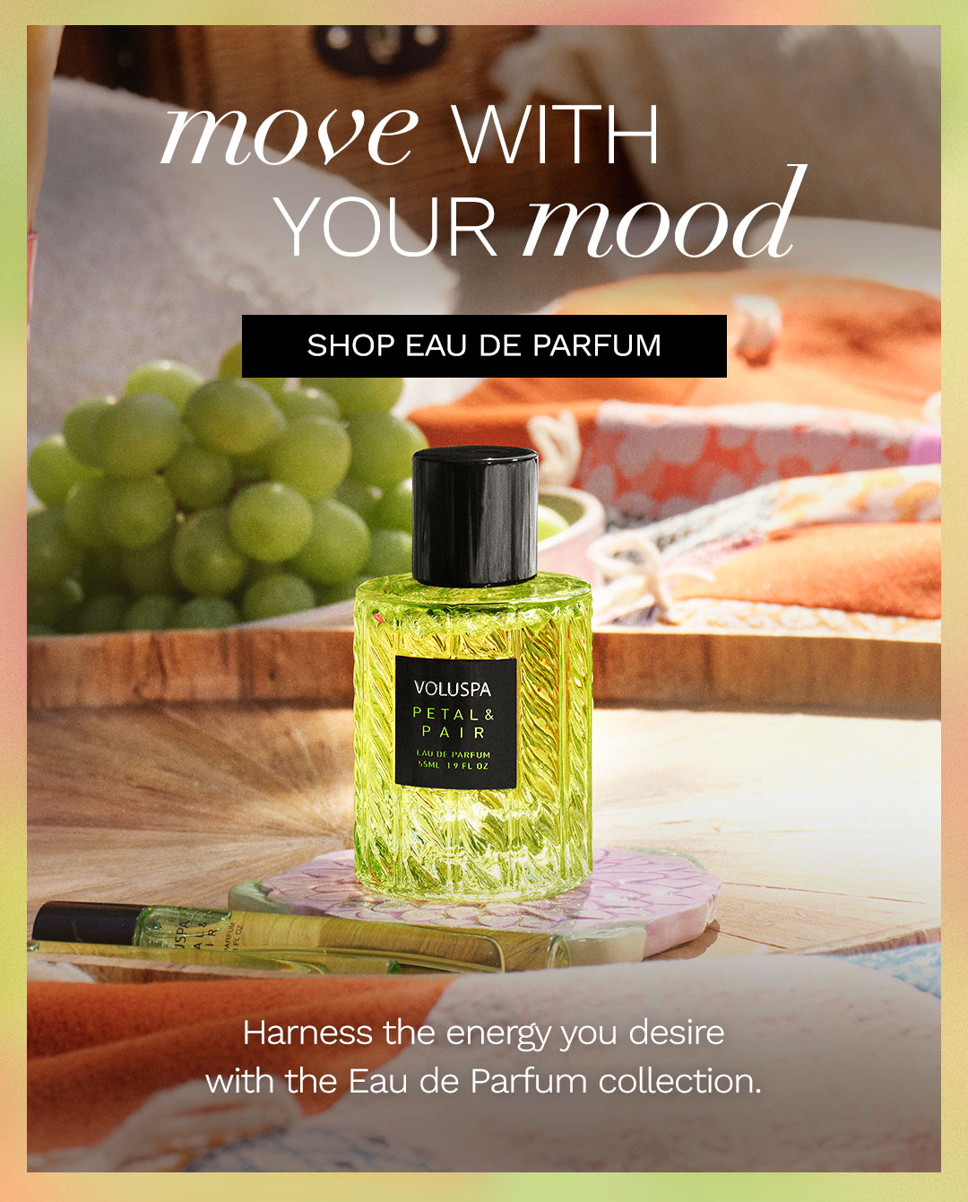 Move with your mood. Shop Eau de Parfum. Harness the energy you desire with the Eau de Parfum collection.