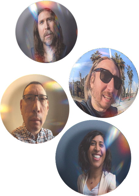 The webinar speakers trapped in crystal balls