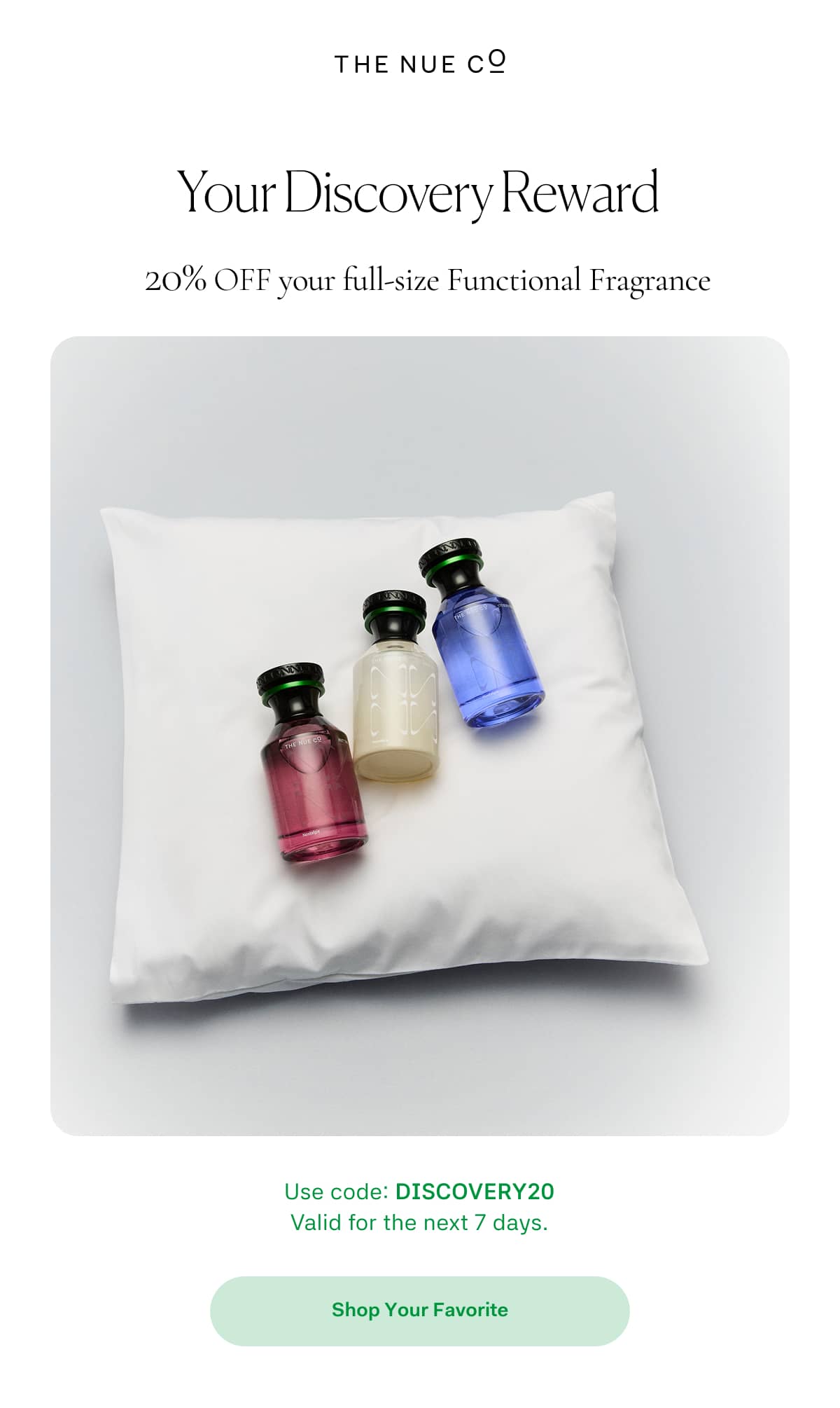 30-Day Discovery | 20% OFF your first full-size Functional Fragrance