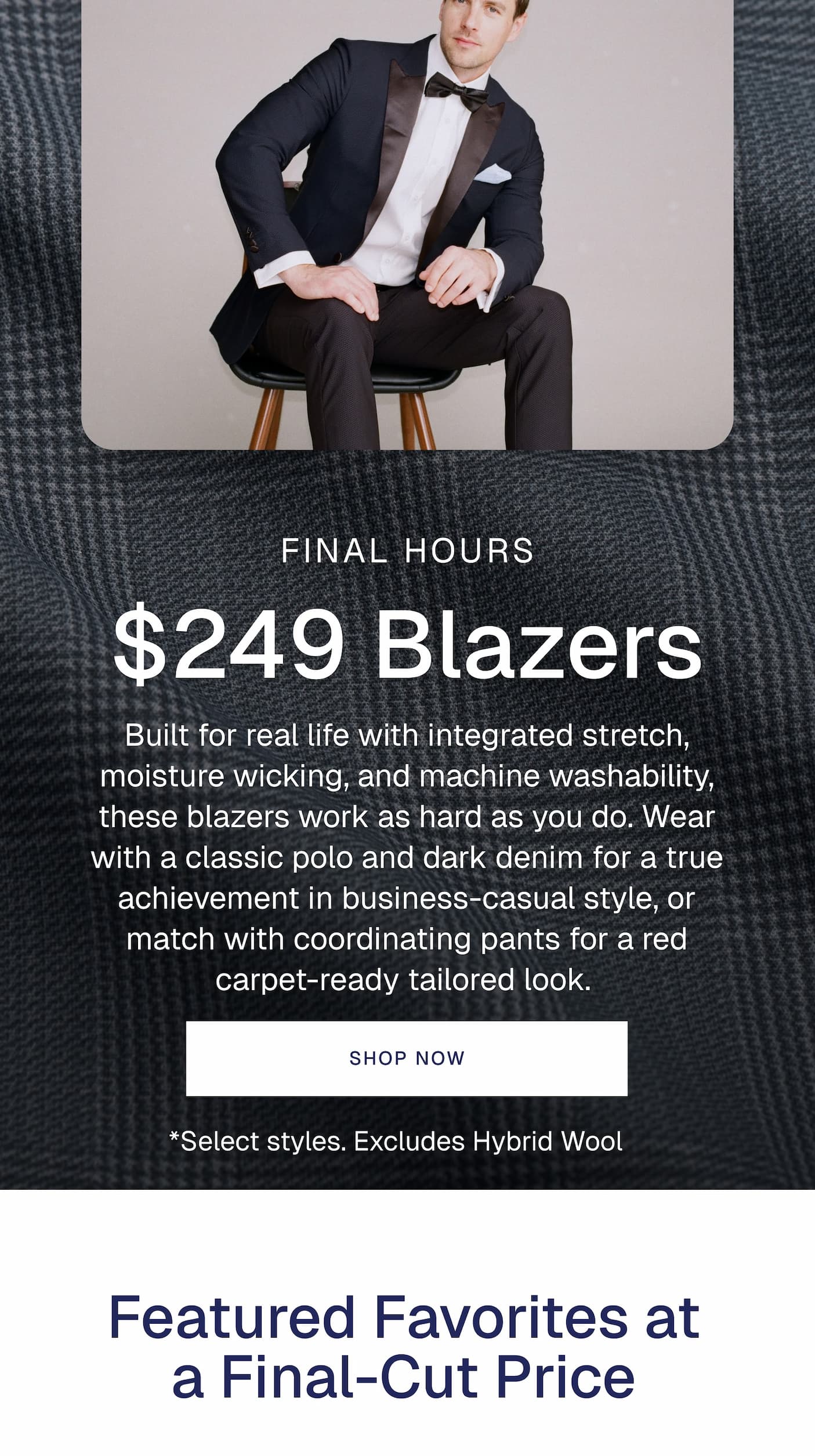 FINAL HOURS $247 Blazers