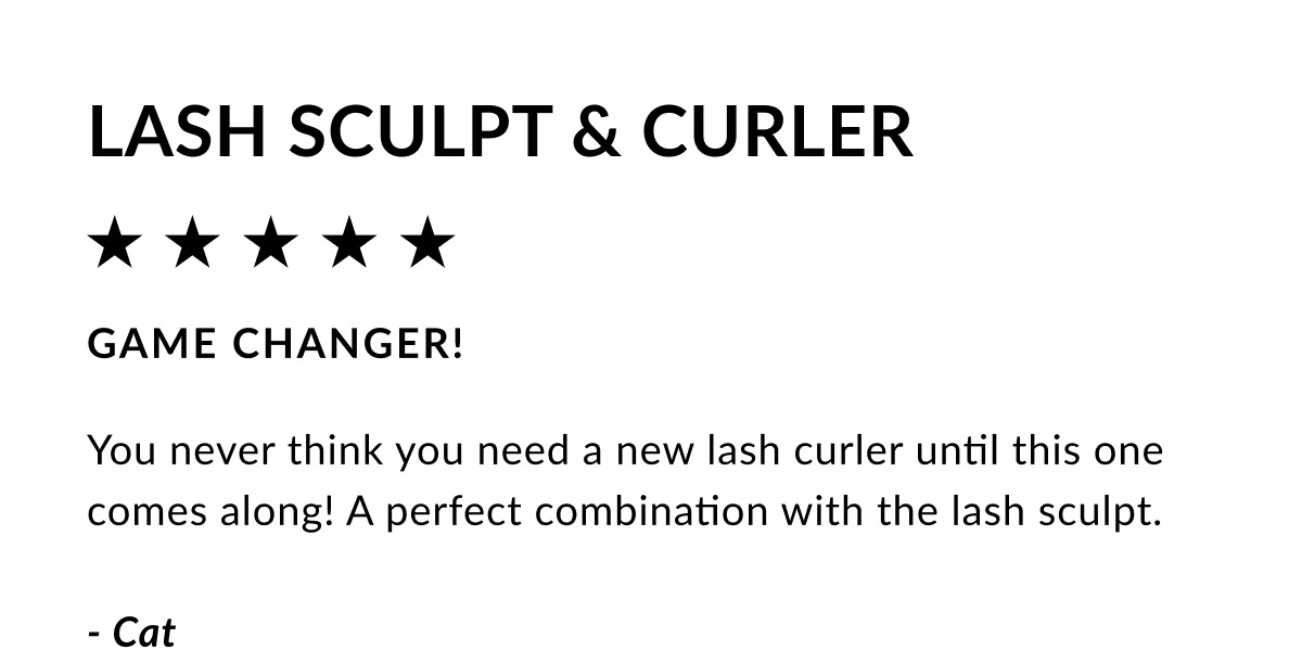 Lash Sculpt & Curler