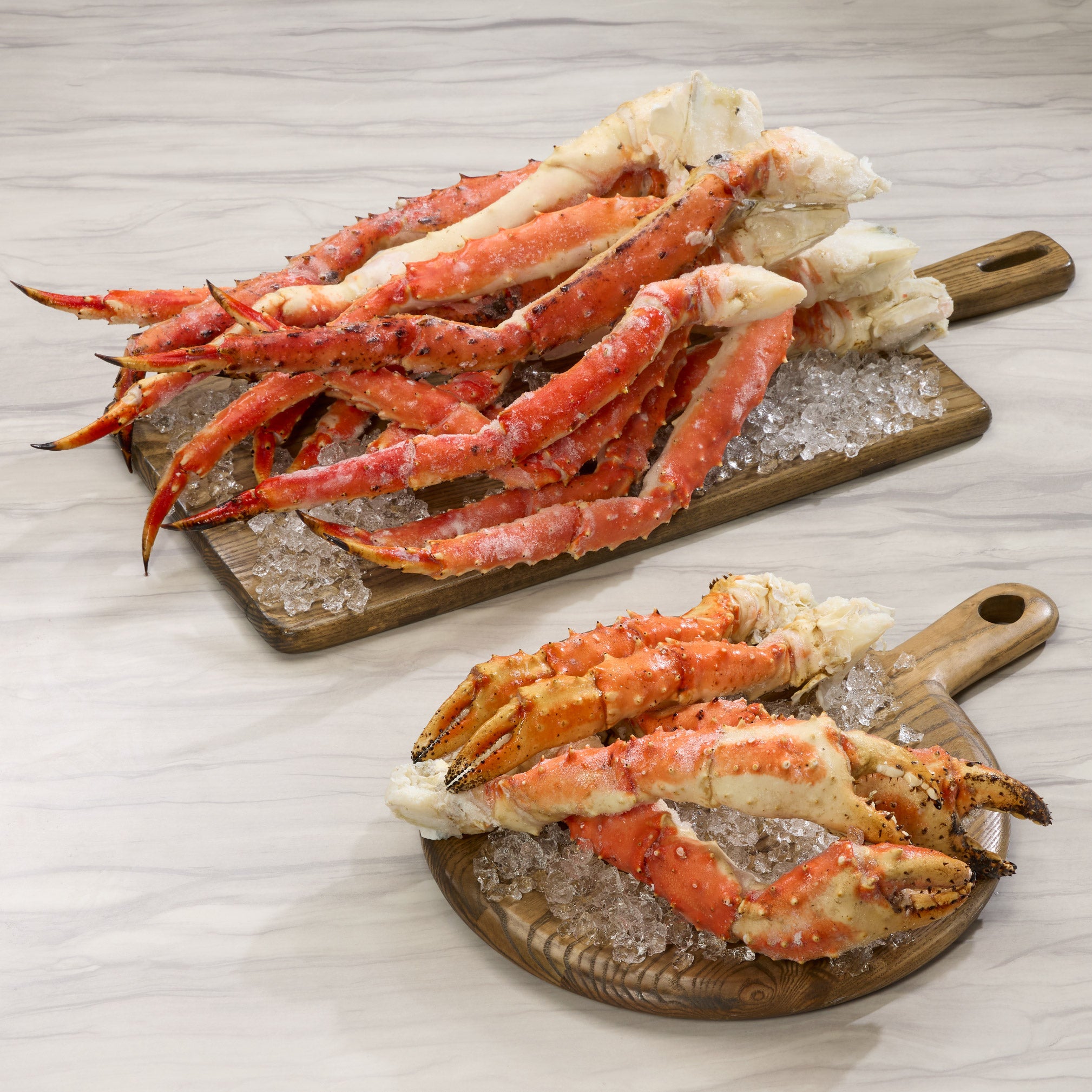 Alaska Glacier Red King Crab Legs, 14-17 Count, 10 lbs Total