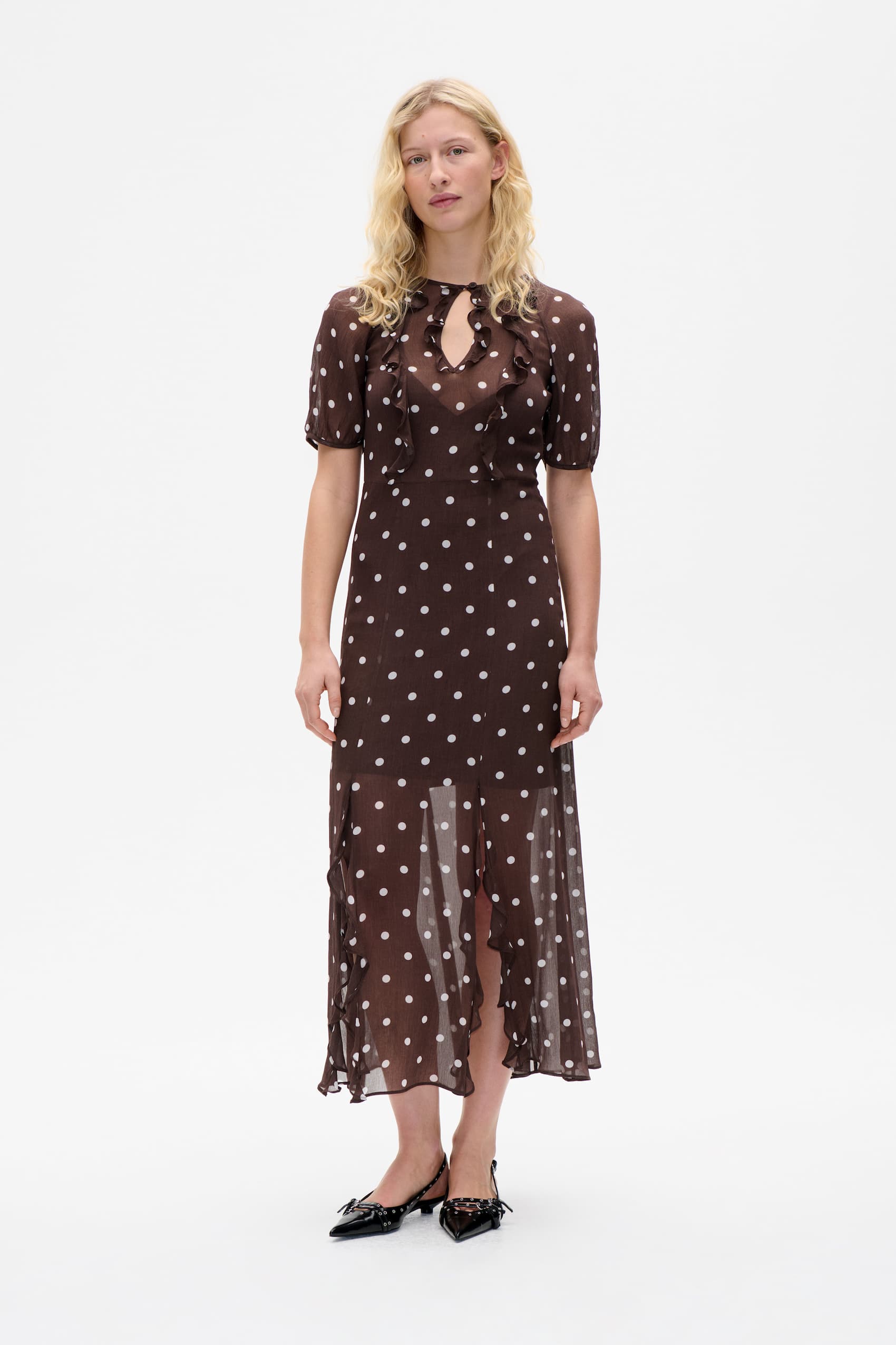 ALARA DRESS BROWN