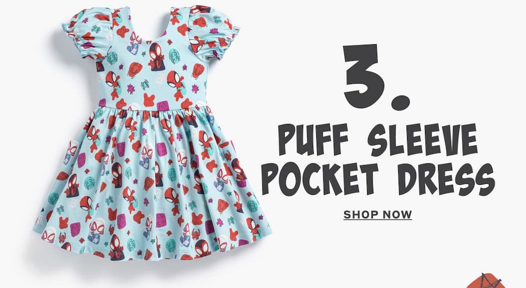 Puff Sleeve Pocket Let's Dance Dress - Shop Now